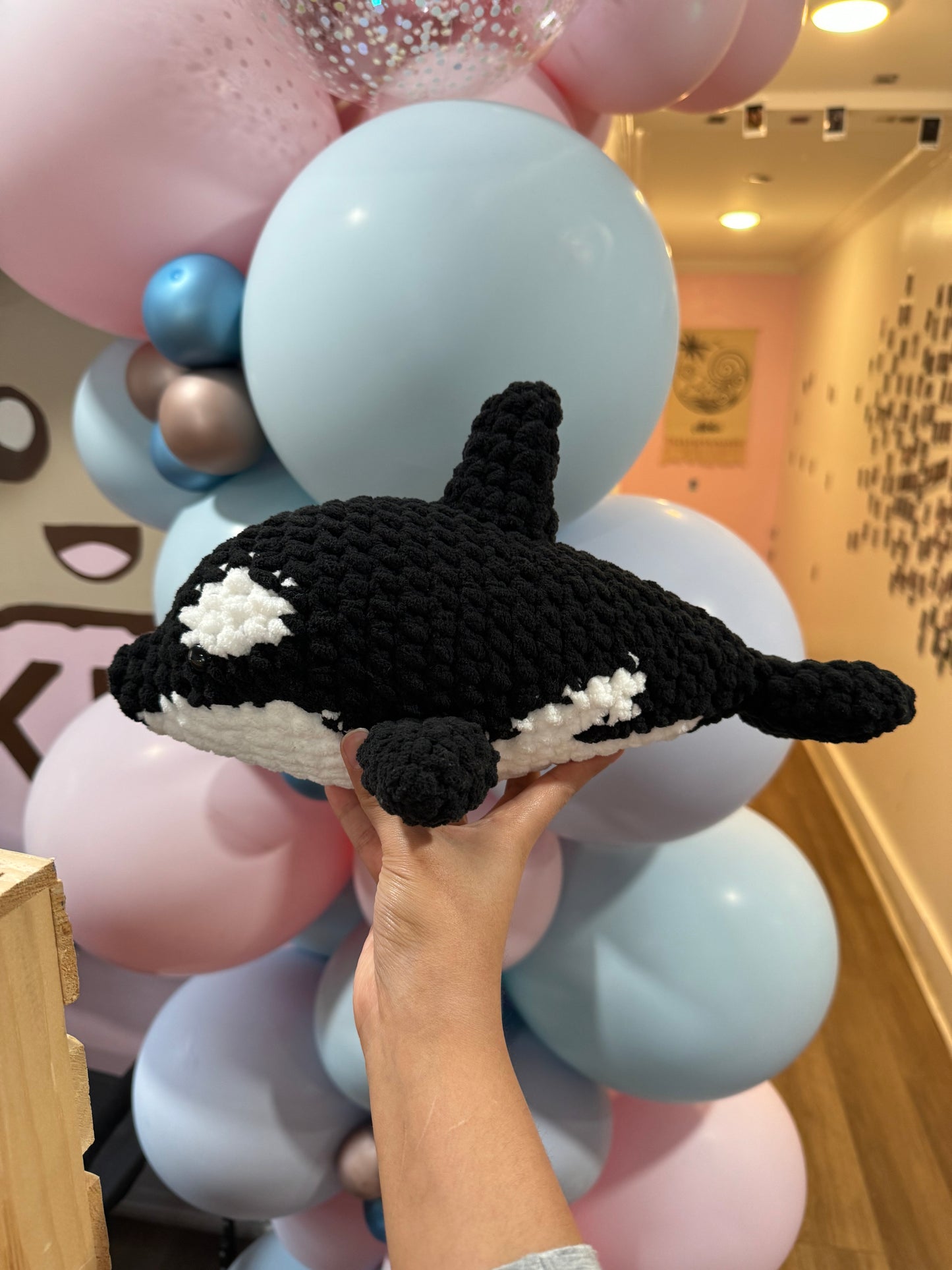 Orca Crochet Whale