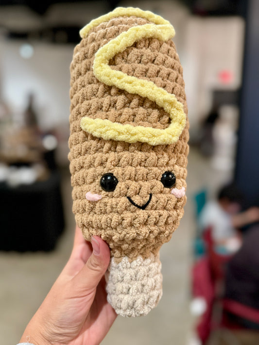 Crocheted Corn Dog