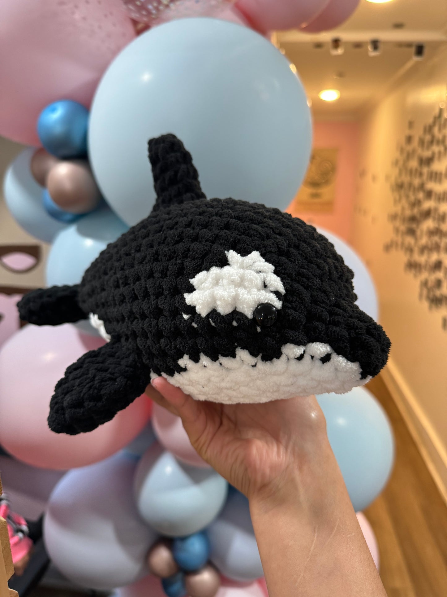 Orca Crochet Whale