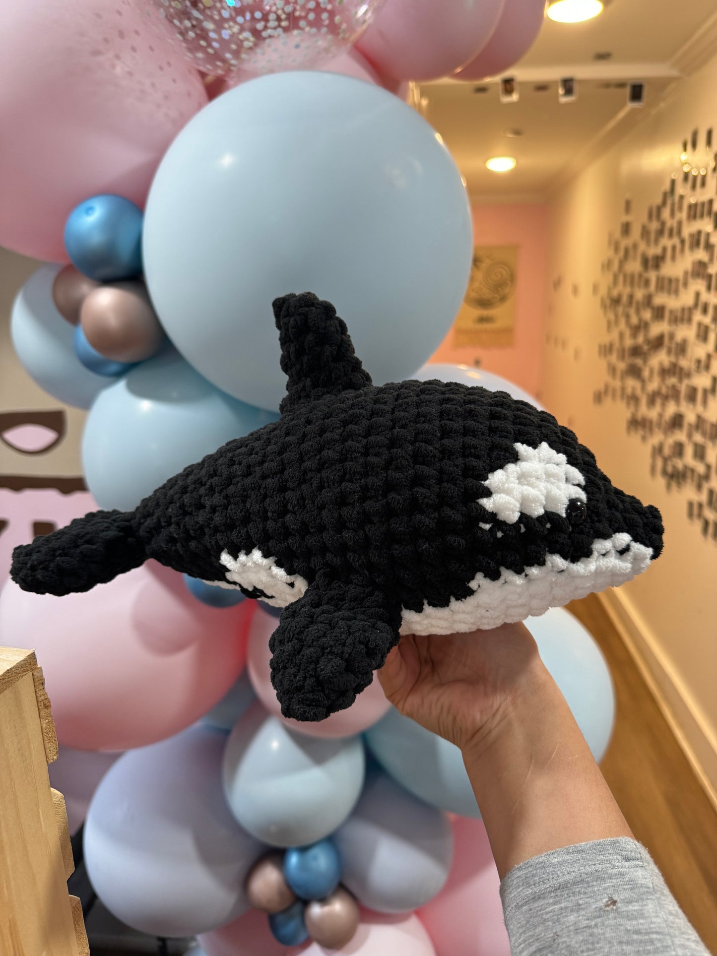 Orca Crochet Whale